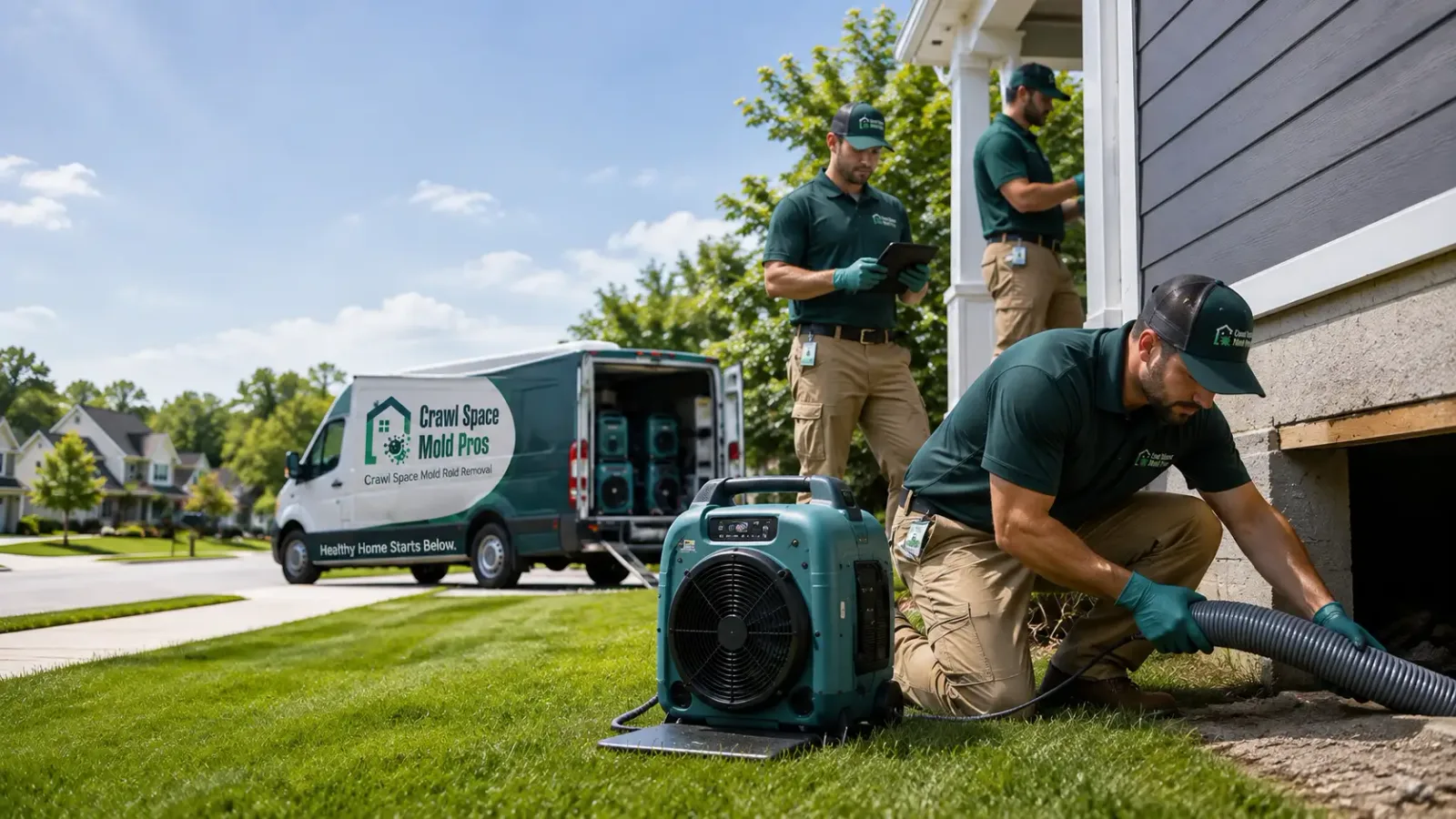 Crawl Space Mold Removal in Onsted, MI
